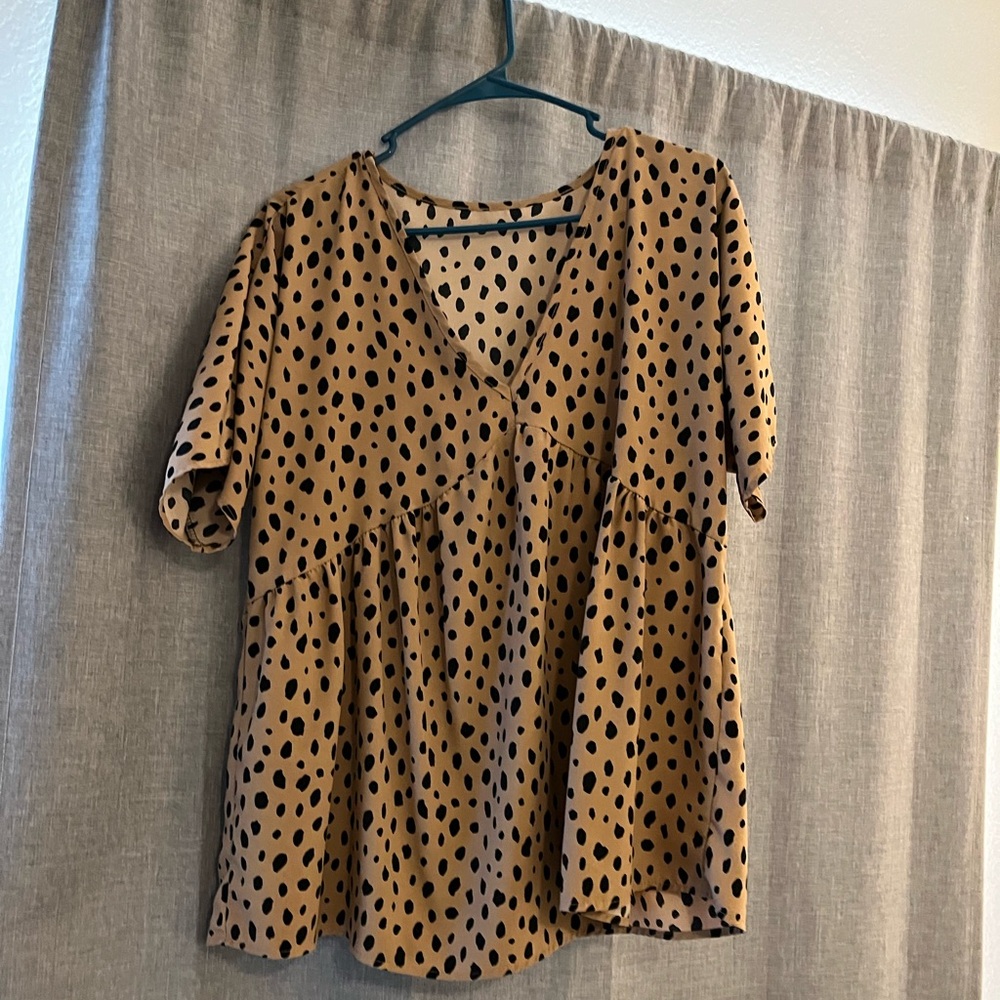 Mindy Mae’s Market Cheetah Blouse